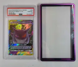 Pokemon TCG Gengar & Mimikyu GX 53/181 S&M Team Up Tag Team PSA 10 - Image 4