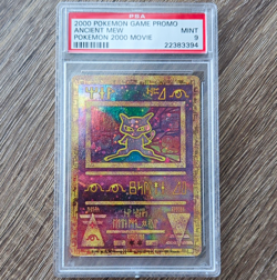 PSA 9 2000 Pokemon TCG Ancient Mew Promo Holo Blank Front #200 Cert 22383394 - Image 1