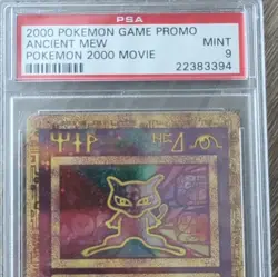 PSA 9 2000 Pokemon TCG Ancient Mew Promo Holo Blank Front #200 Cert 22383394 - Image 3