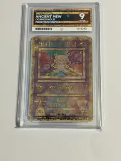 Pokemon TCG: Ancient Mew Movie Promo 2000 Cosmos Holo ACE 9 MINT - Image 1