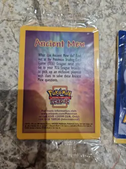 Pokemon TCG Ancient Mew Promo Holo Rare Print Error - Image 2