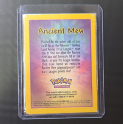 Wizards of the Coast Pokemon TCG Ancient Mew #1 Promo Holo 2000 30 HP - Image 1
