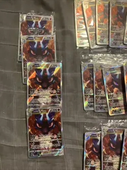 2023 Pokemon SWSH Crown Zenith ETB #291 Lucario VSTAR Lot of 34 Cards - Image 4