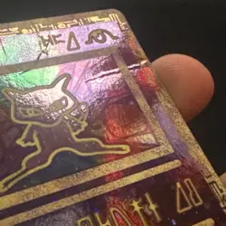 Ancient Mew #1 1999 Pokemon TCG Movie Promo Holo English Damaged crease see pics - Image 4