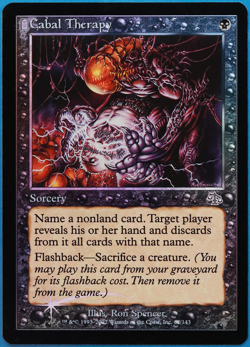 Cabal Therapy FOIL Judgment MINT Black Uncommon MAGIC CARD (ID# 503528) ABUGames - Image 1
