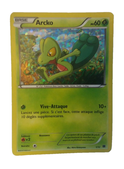 POKEMON TREECKO 1/12 2014 McDONALDS PROMO FRENCH HOLO CARD BRAND NEW - Image 1