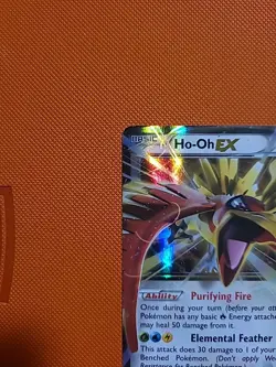 Pokemon TCG XY Breakpoint Ho-Oh EX 92/122 Ultra Rare Holo Card NM Condition - Image 2