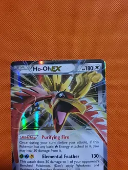 Pokemon TCG XY Breakpoint Ho-Oh EX 92/122 Ultra Rare Holo Card NM Condition - Image 3