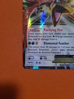 Pokemon TCG XY Breakpoint Ho-Oh EX 92/122 Ultra Rare Holo Card NM Condition - Image 5