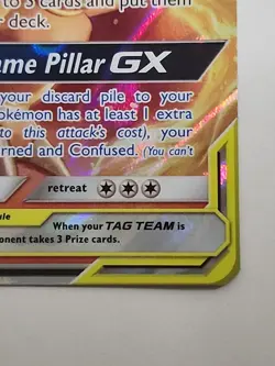 Charizard & Braixen GX 22/236 Cosmic Eclipse Ultra Rare Holo Pokemon Card - Image 4