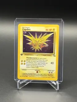 Pokemon TCG Zappos 1st Edition Fossil Holo Rare Card 15/62 Vintage - Image 1