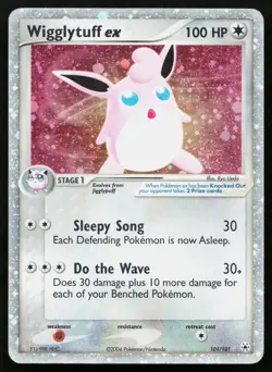 WIGGLYTUFF EX 101/101 HOLO EX RARE HIDDEN LEGENDS POKEMON MP - Image 1