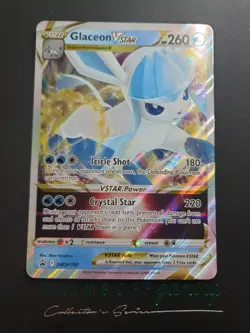 Pokemon Jumbo Glaceon VSTAR SWSH197 Oversized Holo Promo Card - Image 1