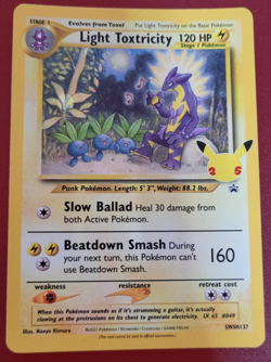 Light Toxtricity Swsh137 Swsh: Sword & Shield Promo Cards Holo - Image 1