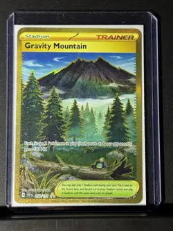 Pokemon TCG Gravity Mountain Surging Sparks Gold Hyper Rare Holo Card 250/191 NM - Image 4