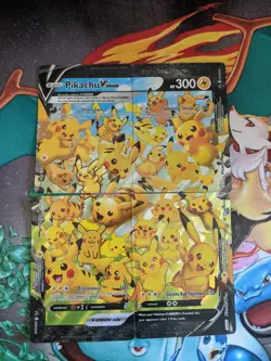 NM Pikachu V-UNION SWSH139 Black Star Promo Holo (4 Card Lot) - Image 1