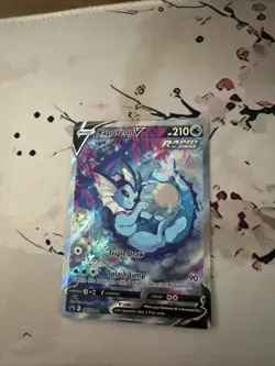 Vaporeon v SWSH181 Sword & Shield Promo Holo Pokemon TCG Card - Image 2