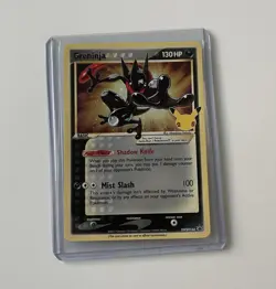 Pokemon TCG Greninja GOLD STAR SWSH144 Holo Promo EN Sword & Shield Promo Card - Image 1