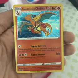 Special Delivery Charizard Holo SWSH: Sword & Shield Promo Cards SWSH075 NM - Image 1