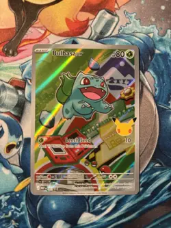 Pokemon TCG Bulbasaur 037 Promo Illustration First Partner 30th Anniversary NM/M - Image 1