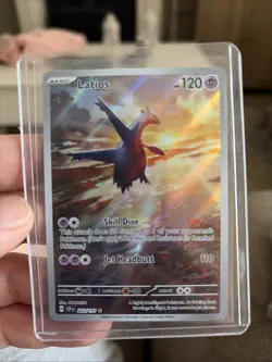 Pokemon TCG Latios Card 203/191 Surging Sparks Illustration Rare Pack Fresh - Image 1