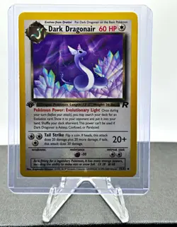 Pokemon TCG Team Rocket Dark Dragonair 33/82 1st Edition Regular English 60 - Image 1