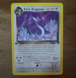 Pokemon TCG Team Rocket Dark Dragonair 33/82 1st Edition NM - Image 1