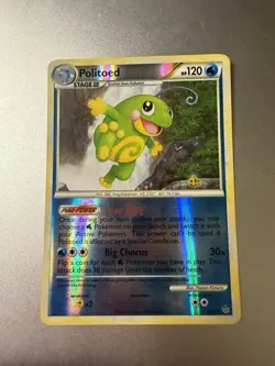 Pokemon TCG Politoed 7/95 Unleashed Holo Rare Reverse Holo NM - Image 1