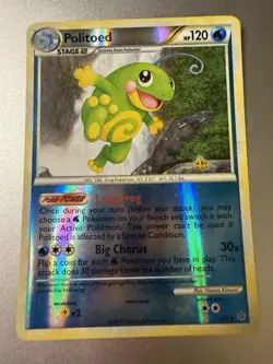 Pokemon TCG Politoed 7/95 Unleashed Holo Rare Reverse Holo NM - Image 5