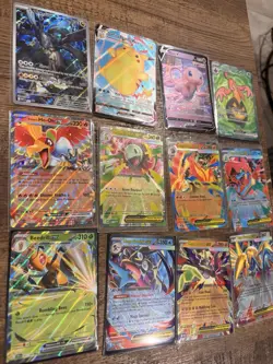 Pokemon Ex 12 Card Lot Ultra Rare Event SIR Surfing Pikachu Mew V Zekrom Zygarde - Image 2
