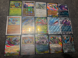 Pokemon Ultra Rare, EX, V, Lot of 15 Rare Holo (GREAT DEAL) - packed fresh - Image 1