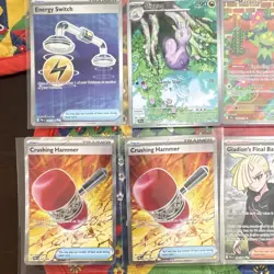 Pokemon TCG 12-Card Lot IR’s and ultra rare energies and trainers - Image 2