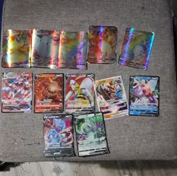 Pokemon TCG 12-Card Lot Holo Ultra Rare Full Art Mix Standard Size - Image 1