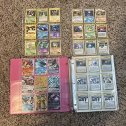 Massive Binder Pokemon Card Collection Lot Vintage See Pics Base Set And More - Image 1