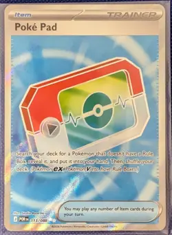 Poke Pad 113/088 Full Art Ultra Rare Perfect Order NM/M Pokemon Card - Image 1