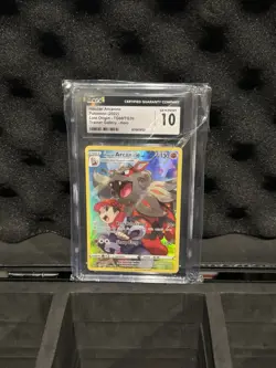 CGC 10 Hisuian Arcanine TG08/TG30 SWSH Lost Origin 2022 Pokemon Card - Image 1