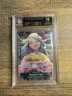 BGS 10 Black Label Kouzuki Toki Box Topper OP02-031 Paramount War One Piece Card - Image 1