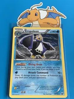 Pokemon TCG Empoleon Dark Explorers 29/108 Holo Holo Rare - Image 1