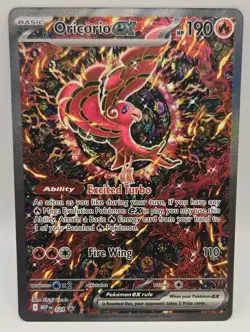 Pokemon Oricorio ex 024 Me: Mega Evolution Promo Holo 190HP English - Image 3