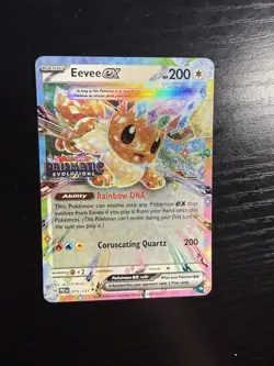 Pokemon TCG Eevee EX Holo Prismatic Evolutions 075/131 Promo Stamped - Image 4