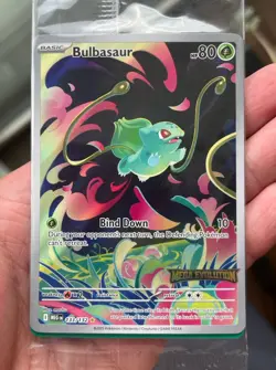 Pokemon TCG Bulbasaur Mega Evolution Sealed Stamped Promo 133/132 - Image 1