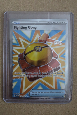 Pokemon TCG ME01: Mega Evolution Fighting Gong 168/132 Trainer-Item Holo EN 2016 - Image 1