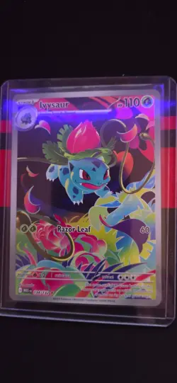Rare Ivysaur full art Mega Evolution 134/132 Me01: Holo 2025 Pokemon Card - Image 1