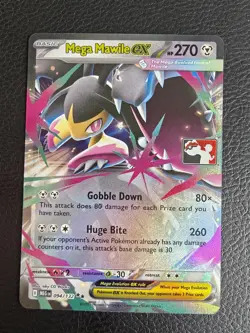 Pokemon TCG - Mega Mawile ex 094/132 Play Stamped Prize Pack Series 8 Holo - Image 1