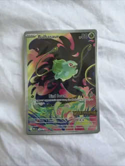Pokemon TCG Mega Evolution Bulbasaur Card 133/132 Stamped Promo, Sealed - Image 1