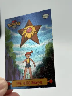 Topps Pokemon TV5 #120 Staryu Holo Foil Black Logo 2nd Printing LP - Image 1