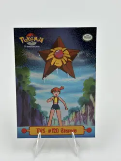 Topps Pokemon TV5 #120 Staryu Holo Foil Black Logo 2nd Printing LP - Image 5