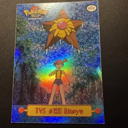 Topps Pokemon TV5 #120 Staryu Rainbow foil - Image 1