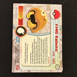 Topps Pokemon TCG Kabuto 140 Pokemon Topps Series 1 TV Animation - DMG - Image 2