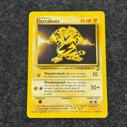 POKEMON ELECTABUZZ 24/130 BASE SET 2 MP - VINTAGE 2000 - Image 1